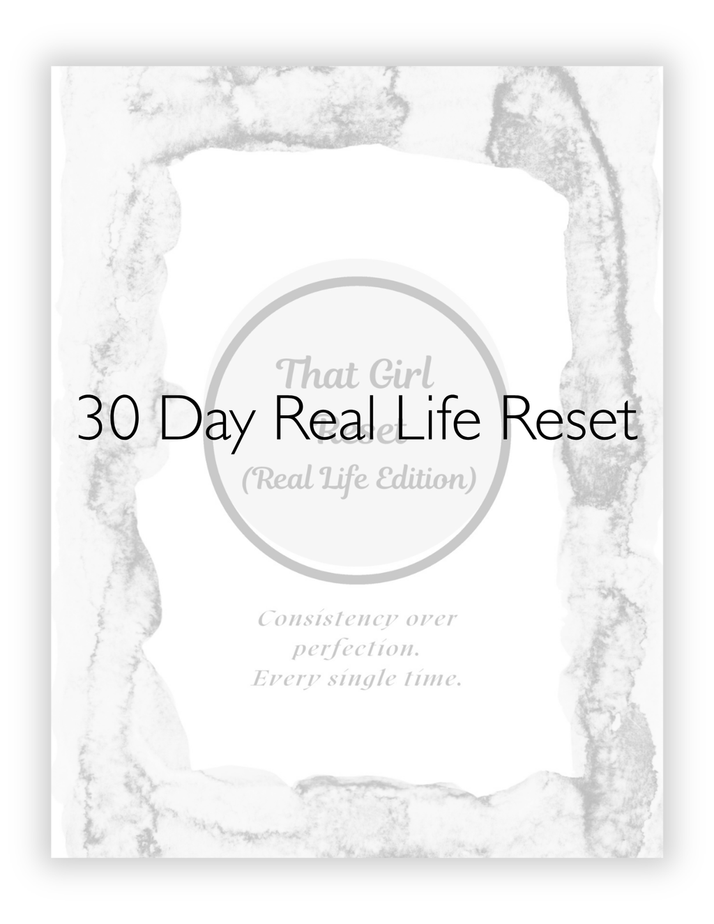 That Girl Reset Planner | 30-Day Wellness & Weight Loss Reset Printable | Habit Tracker, Meal Planner, Workout & Self-Care Planner