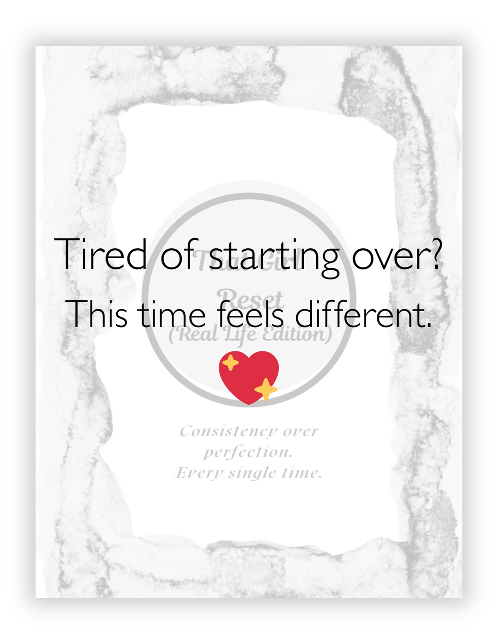 That Girl Reset Planner | 30-Day Wellness & Weight Loss Reset Printable | Habit Tracker, Meal Planner, Workout & Self-Care Planner